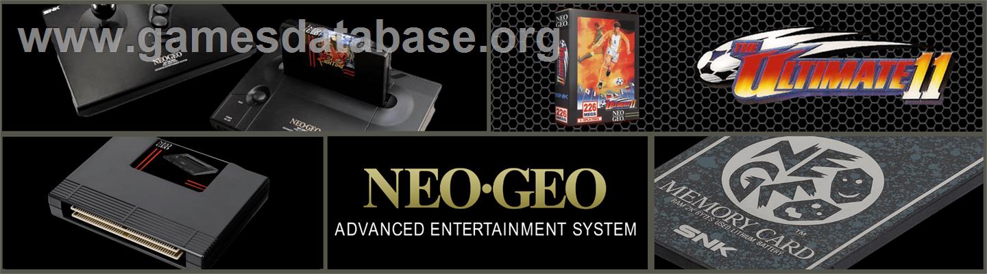 Ultimate 11: SNK Football Championship - SNK Neo-Geo AES - Artwork - Marquee