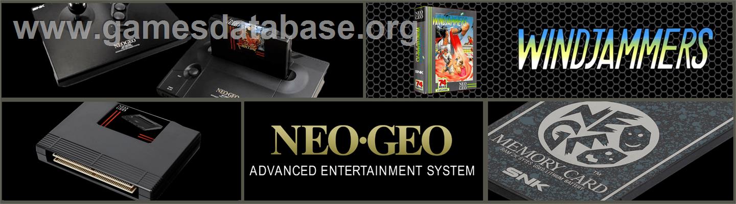 Windjammers - SNK Neo-Geo AES - Artwork - Marquee
