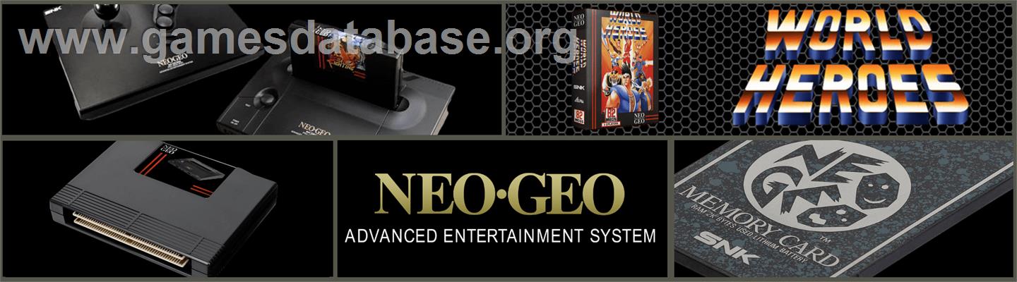 World Heroes - SNK Neo-Geo AES - Artwork - Marquee