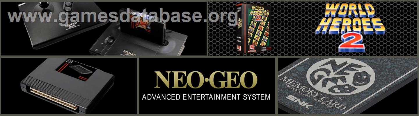 World Heroes 2 - SNK Neo-Geo AES - Artwork - Marquee
