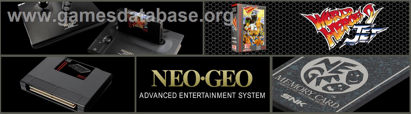 World Heroes 2 Jet - SNK Neo-Geo AES - Artwork - Marquee
