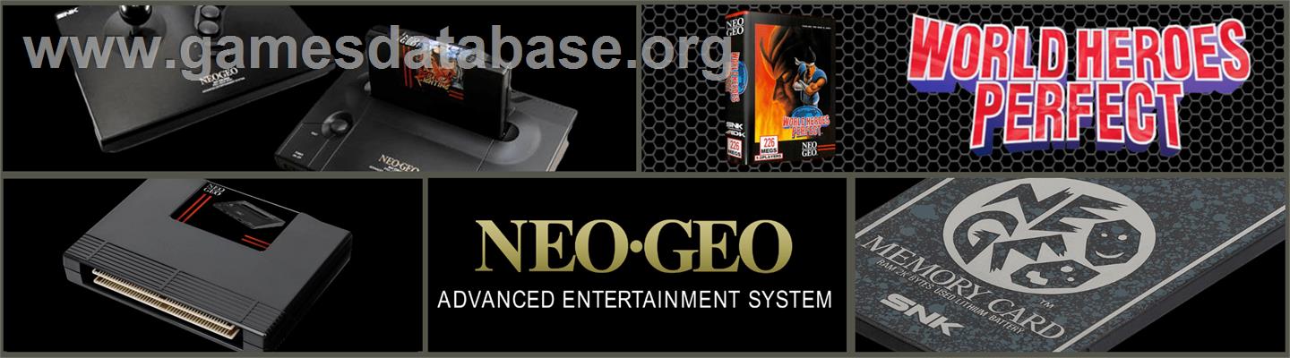World Heroes Perfect - SNK Neo-Geo AES - Artwork - Marquee