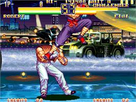 In game image of Art of Fighting 2 on the SNK Neo-Geo AES.