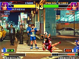 In game image of King Of Fighters '98 - The Slugfest / King Of Fighters '98 - Dream Match Never Ends, The on the SNK Neo-Geo AES.
