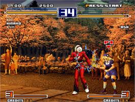 In game image of King Of Fighters 2003, The on the SNK Neo-Geo AES.