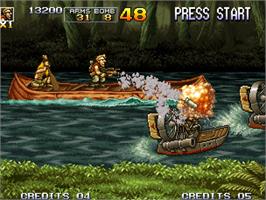 In game image of Metal Slug 5 on the SNK Neo-Geo AES.