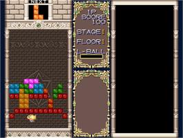In game image of Puzzled on the SNK Neo-Geo AES.