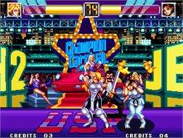 In game image of World Heroes 2 Jet on the SNK Neo-Geo AES.