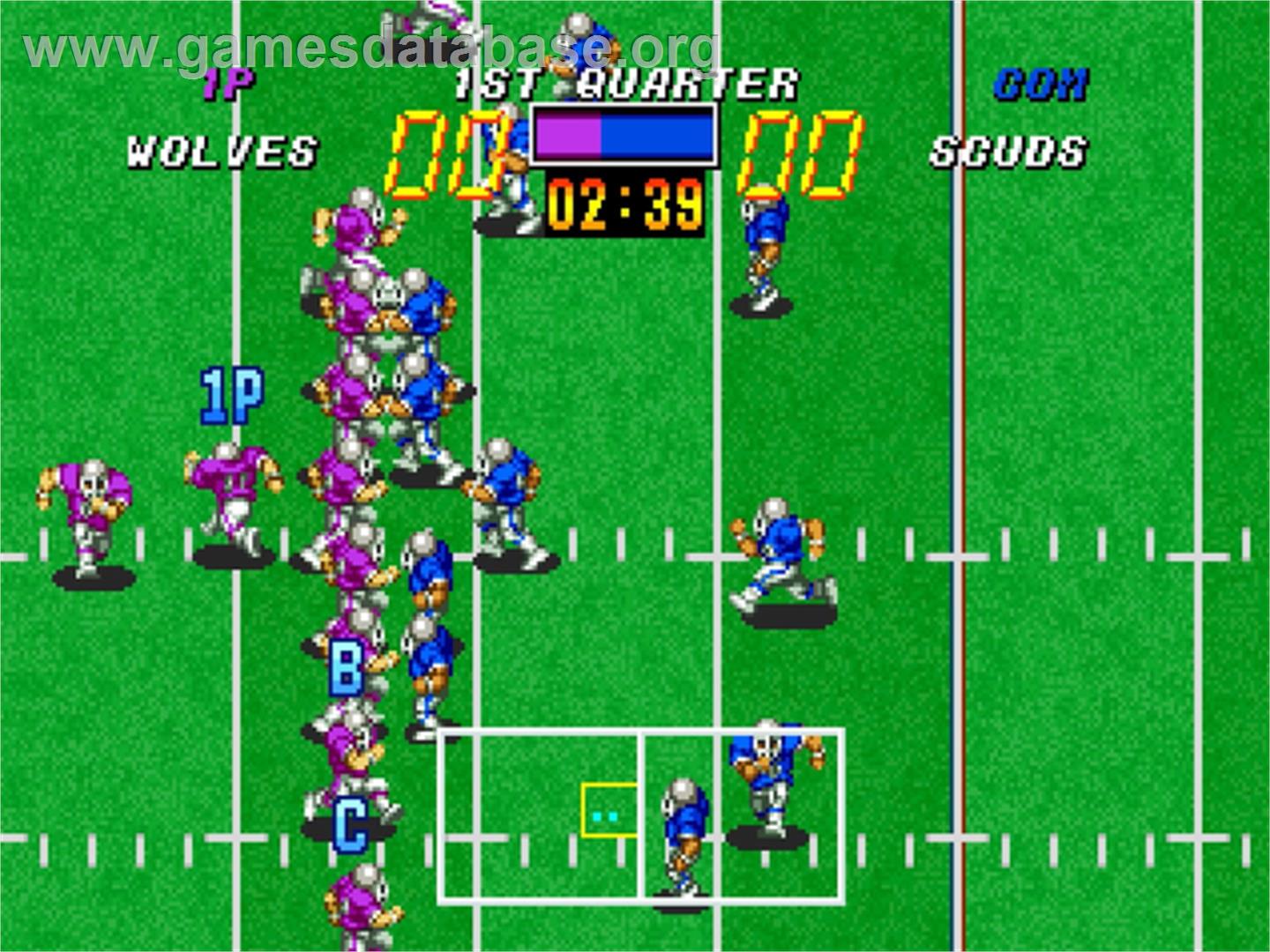 Football Frenzy - SNK Neo-Geo AES - Artwork - In Game