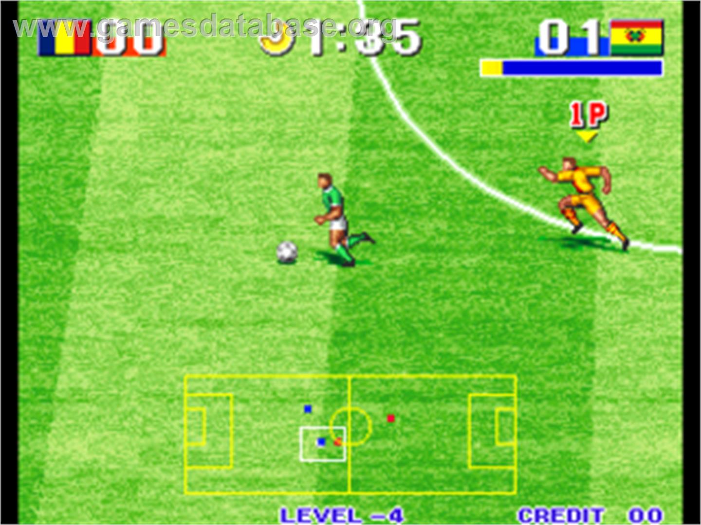 Goal! Goal! Goal! - SNK Neo-Geo AES - Artwork - In Game
