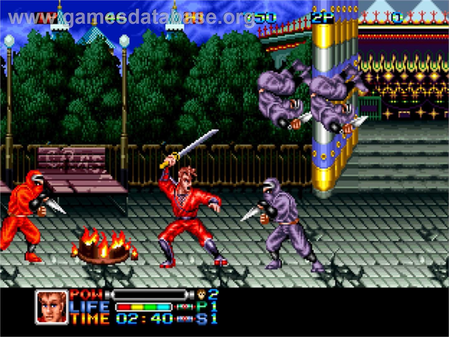 Ninja Combat - SNK Neo-Geo AES - Artwork - In Game