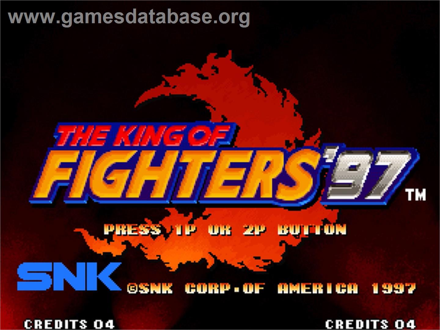 King Of Fighters '97, The - SNK Neo-Geo AES - Artwork - Title Screen