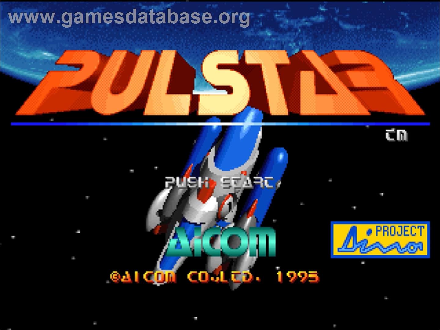 Pulstar - SNK Neo-Geo AES - Artwork - Title Screen