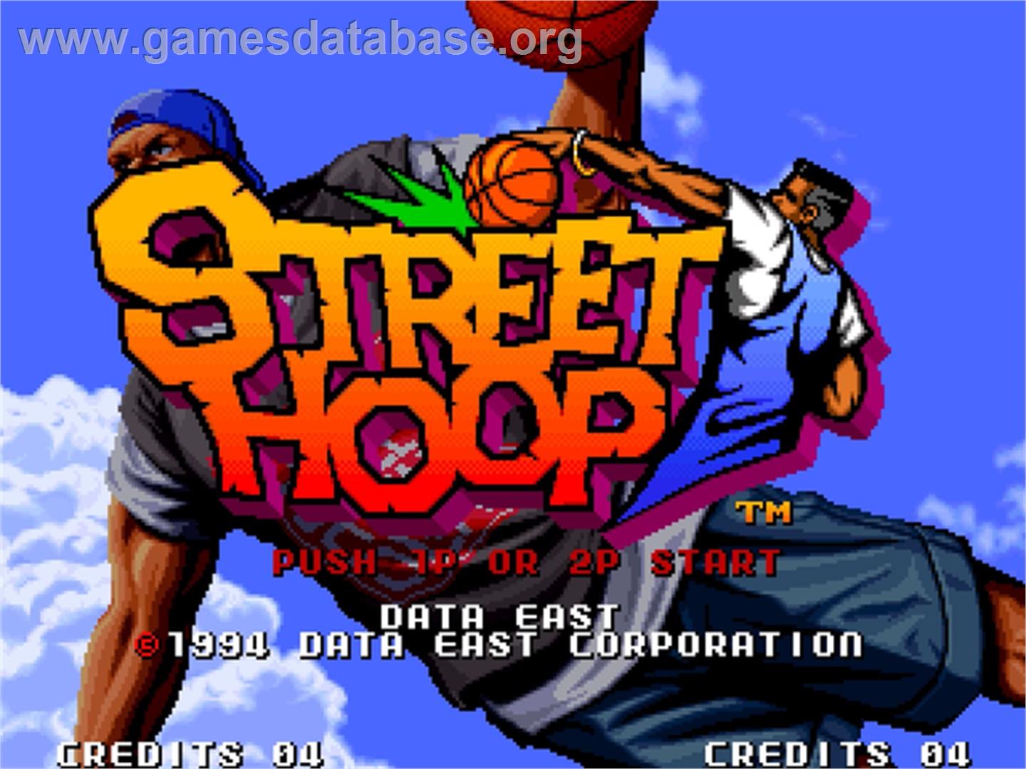 Street Hoop - SNK Neo-Geo AES - Artwork - Title Screen