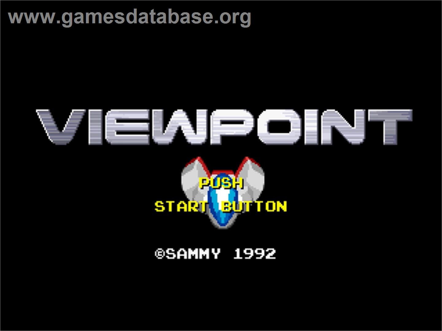 Viewpoint - SNK Neo-Geo AES - Artwork - Title Screen