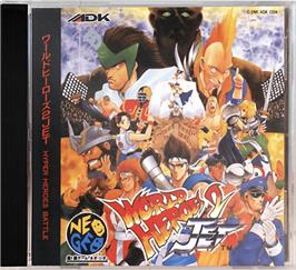 Box cover for World Heroes 2 Jet on the SNK Neo-Geo CD.