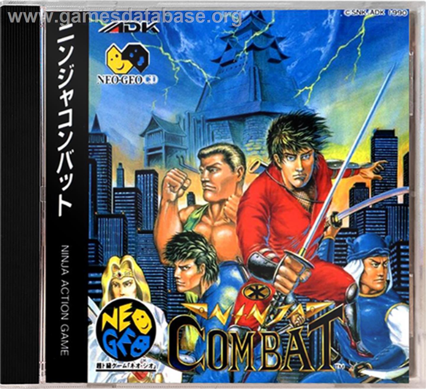 Ninja Combat - SNK Neo-Geo CD - Artwork - Box