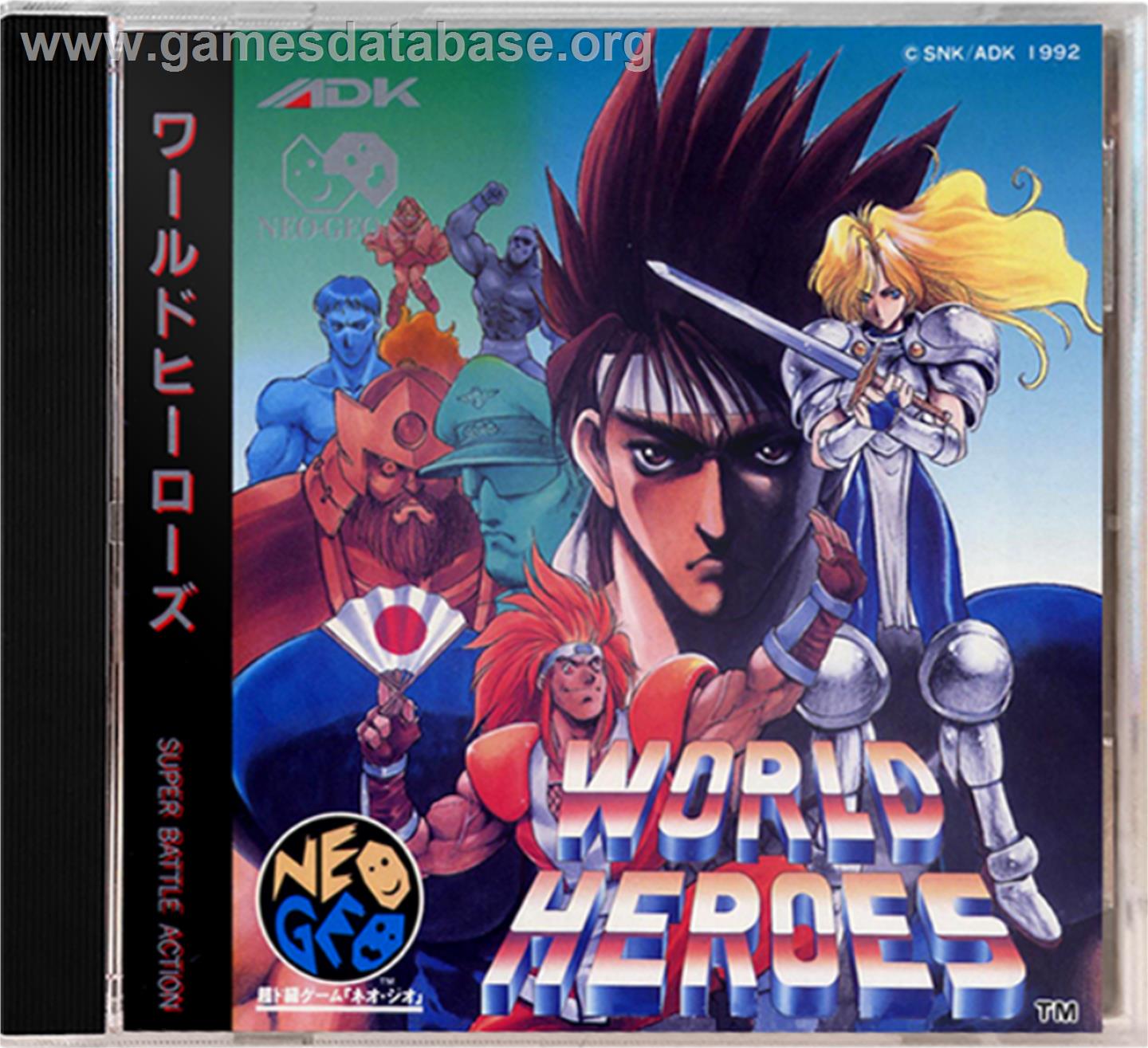 World Heroes - SNK Neo-Geo CD - Artwork - Box