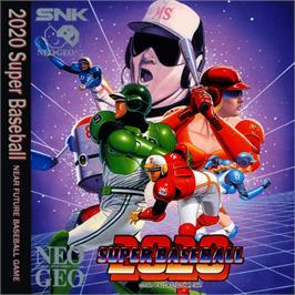 Box back cover for 2020 Super Baseball on the SNK Neo-Geo CD.
