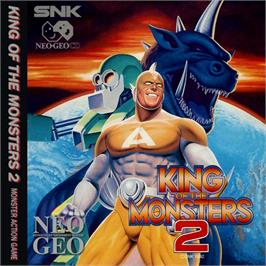 Box back cover for King of the Monsters 2: The Next Thing on the SNK Neo-Geo CD.