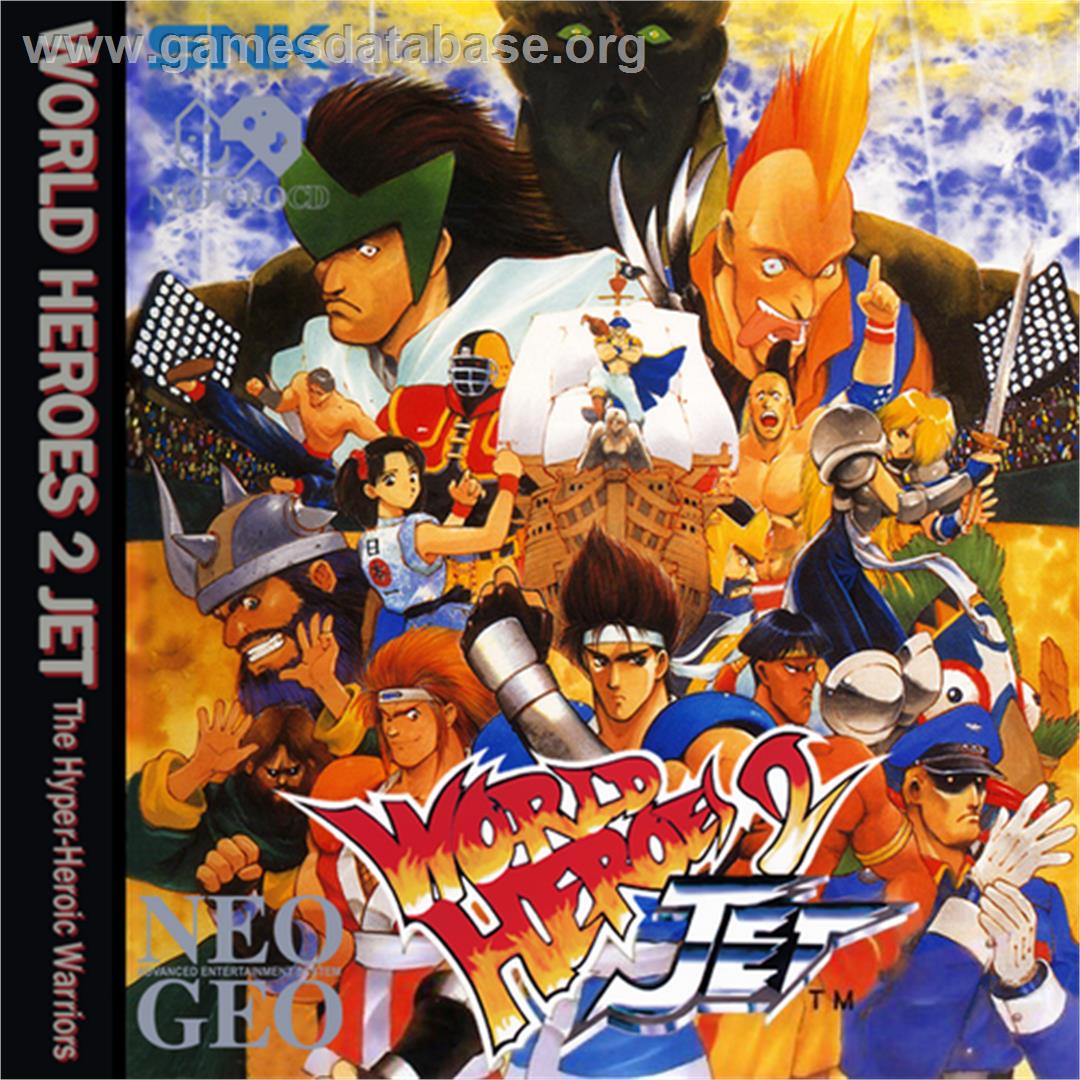 World Heroes 2 Jet - SNK Neo-Geo CD - Artwork - Box Back