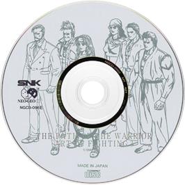 Artwork on the Disc for Art Of Fighting 3 - The Path Of The Warrior on the SNK Neo-Geo CD.