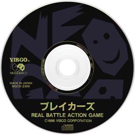 Artwork on the Disc for Breakers on the SNK Neo-Geo CD.