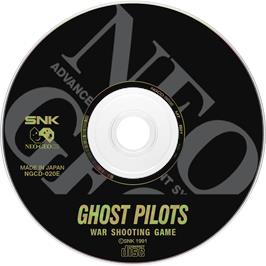 Artwork on the Disc for Ghost Pilots on the SNK Neo-Geo CD.