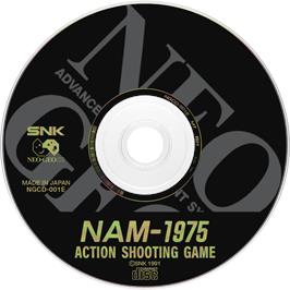 Artwork on the Disc for NAM-1975 on the SNK Neo-Geo CD.