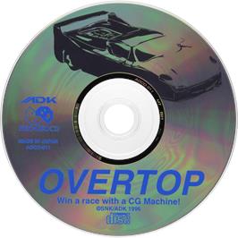 Artwork on the Disc for Over Top on the SNK Neo-Geo CD.