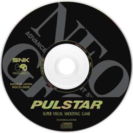 Artwork on the Disc for Pulstar on the SNK Neo-Geo CD.