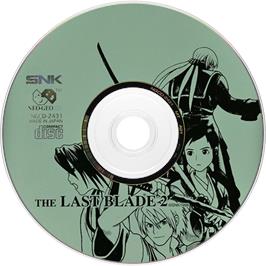 Artwork on the Disc for The Last Blade 2: Heart of the Samurai on the SNK Neo-Geo CD.