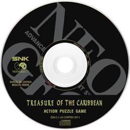Artwork on the Disc for Treasure Of The Caribbean on the SNK Neo-Geo CD.