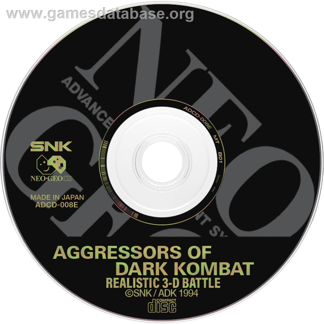 Aggressors of Dark Kombat - SNK Neo-Geo CD - Artwork - Disc