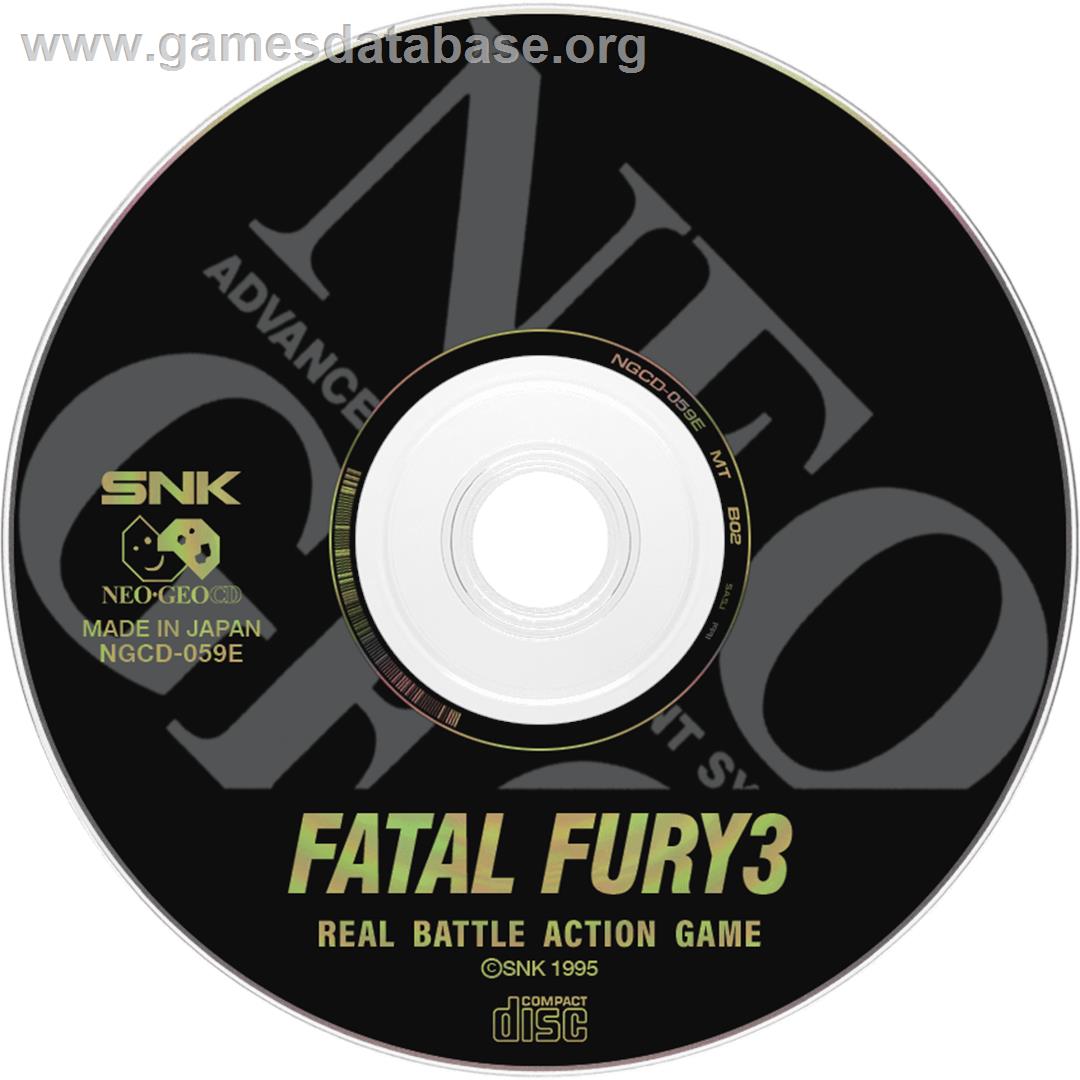 Fatal Fury 3: Road to the Final Victory! - SNK Neo-Geo CD - Artwork - Disc