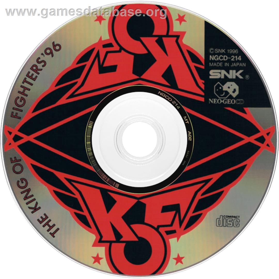 King Of Fighters '96, The - SNK Neo-Geo CD - Artwork - Disc