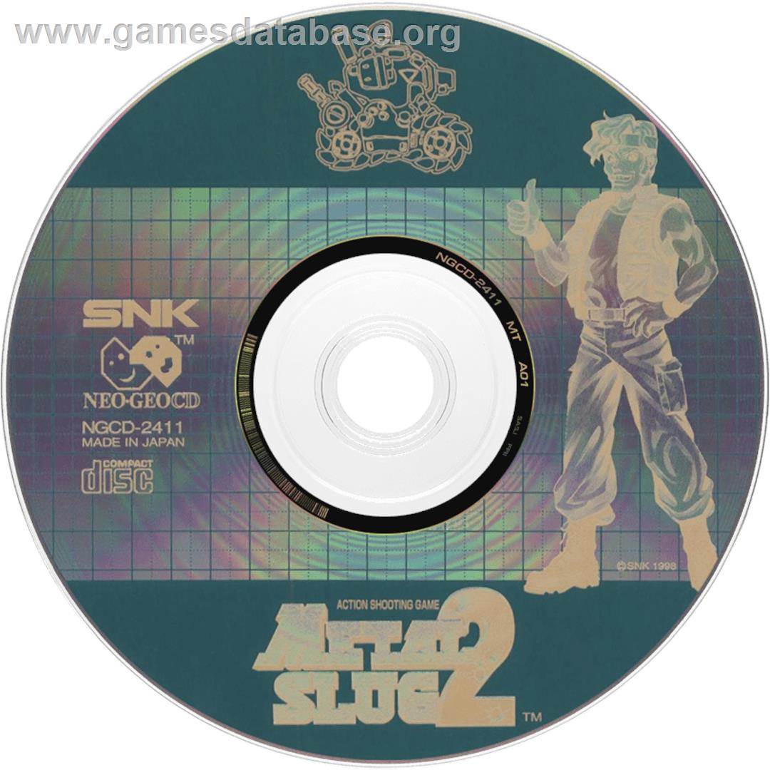 Metal Slug 2 - SNK Neo-Geo CD - Artwork - Disc