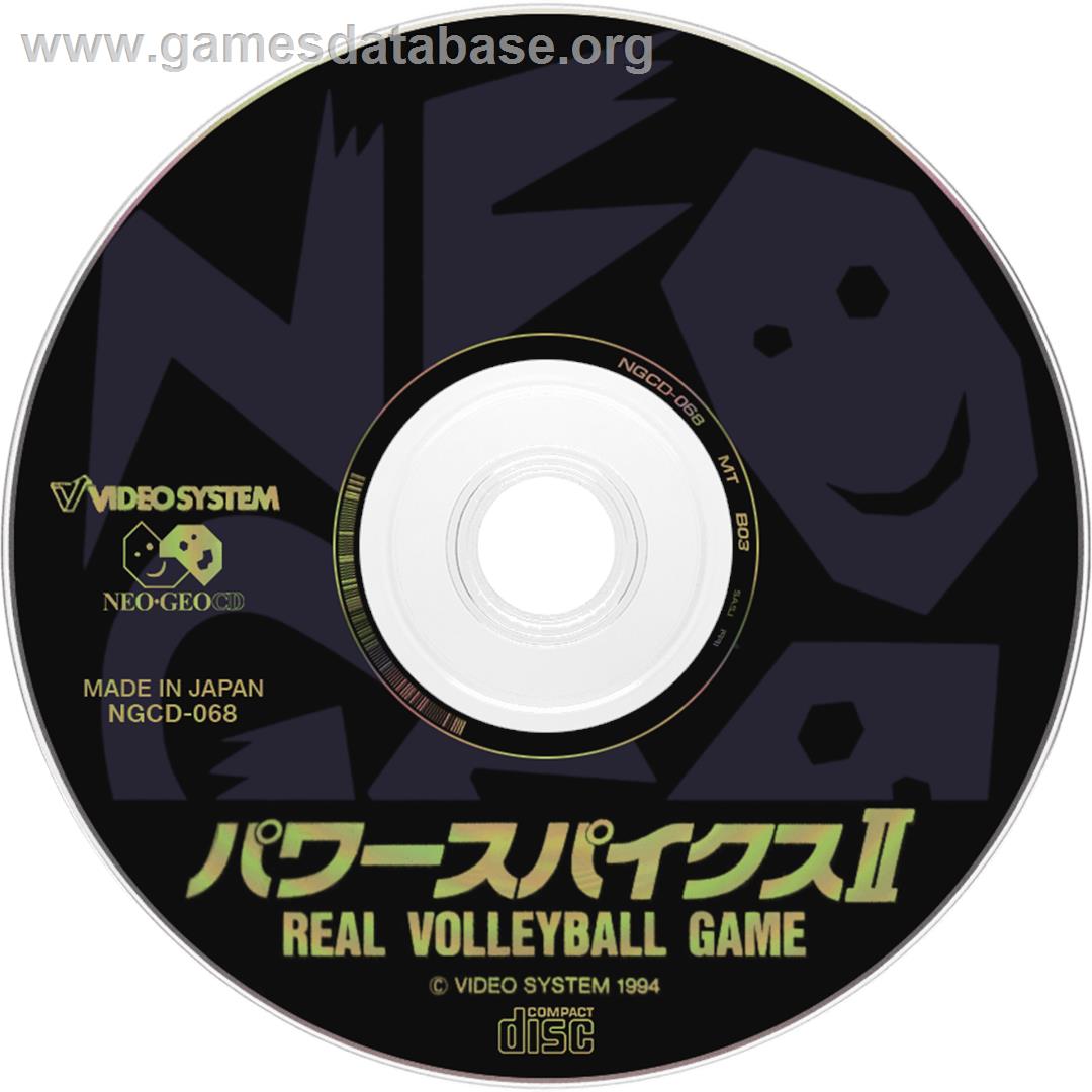 Power Spikes II - SNK Neo-Geo CD - Artwork - Disc