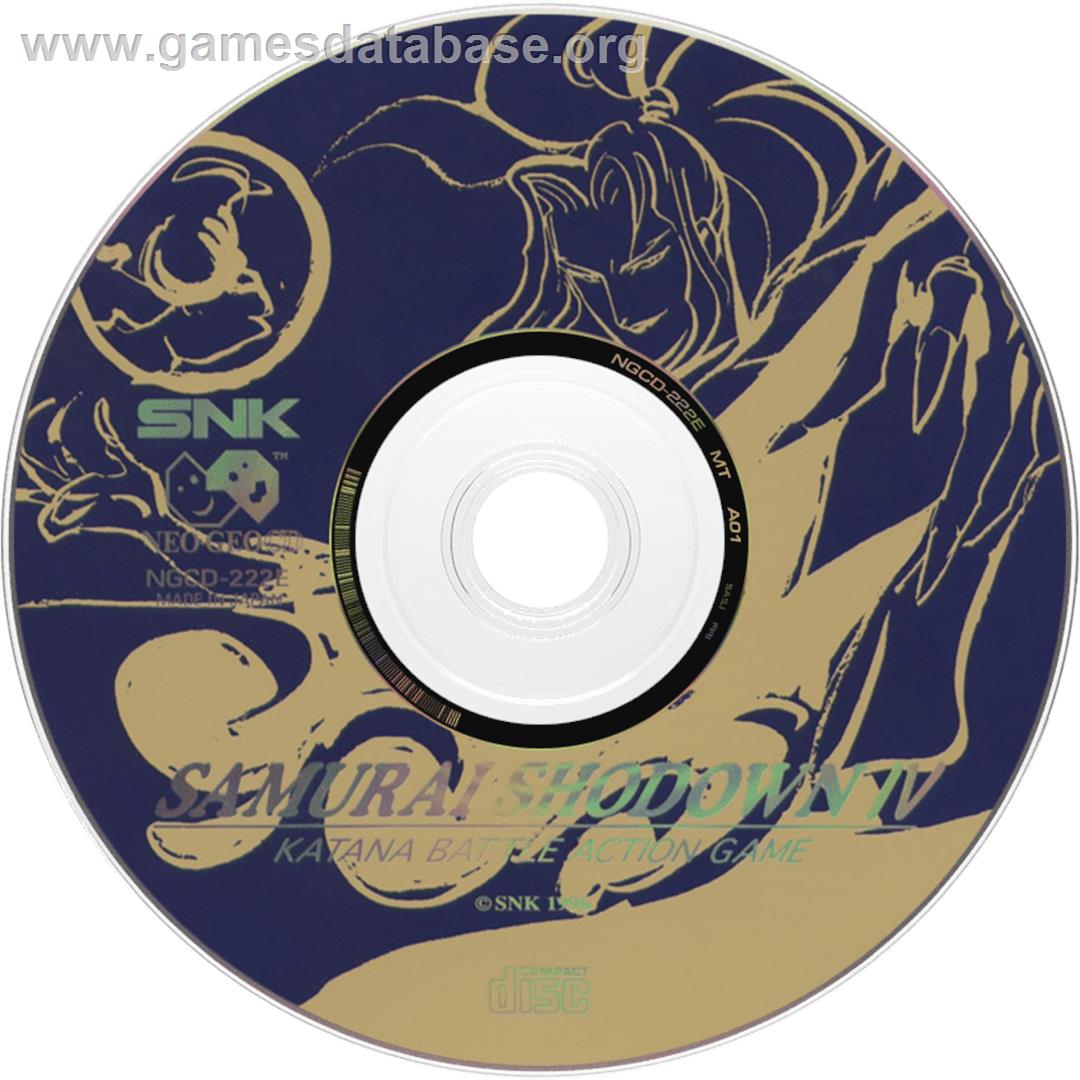 Samurai Shodown IV: Amakusa's Revenge - SNK Neo-Geo CD - Artwork - Disc