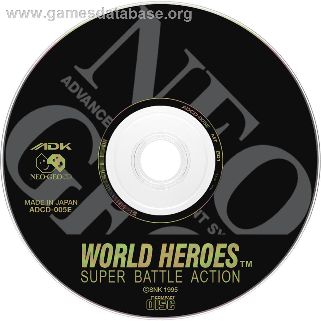 World Heroes - SNK Neo-Geo CD - Artwork - Disc