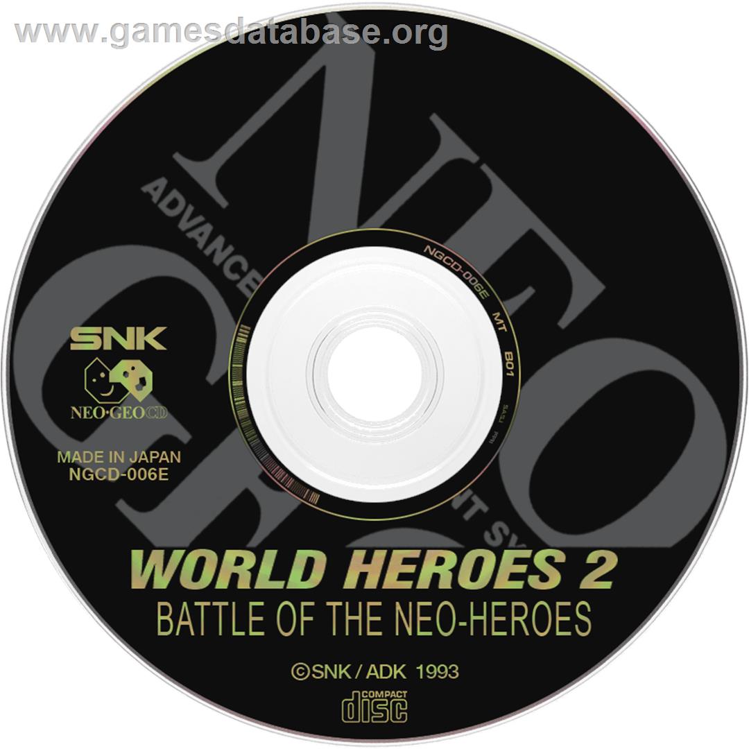 World Heroes 2 JET - SNK Neo-Geo CD - Artwork - Disc