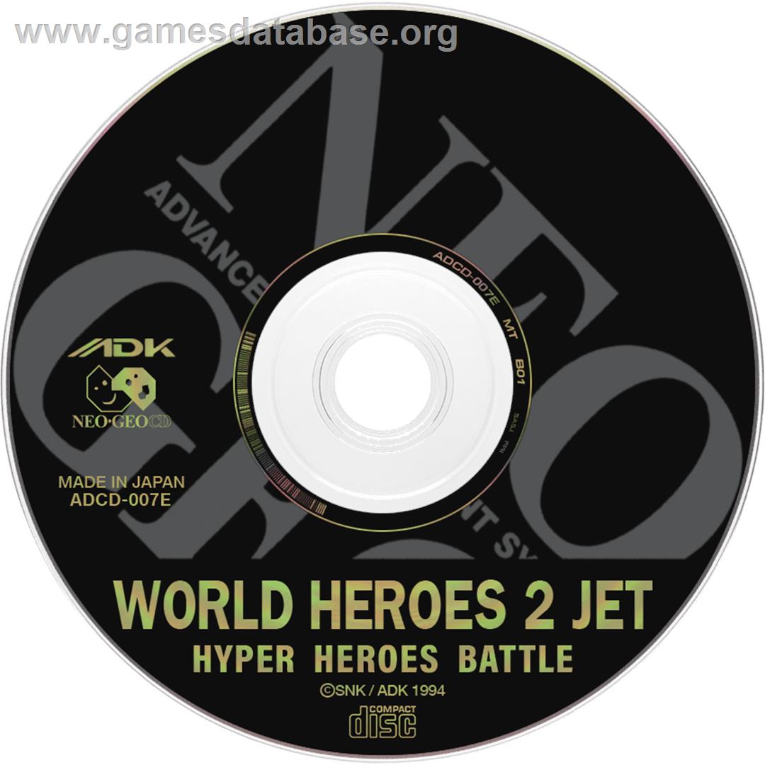 World Heroes 2 Jet - SNK Neo-Geo CD - Artwork - Disc