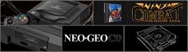 Arcade Cabinet Marquee for Ninja Combat.