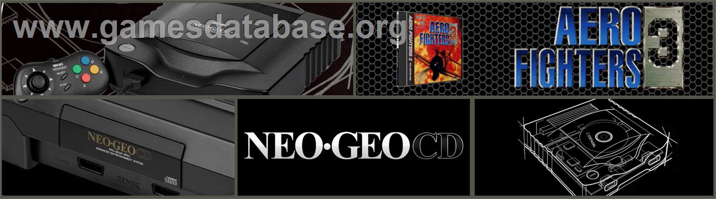Aero Fighters 3 - SNK Neo-Geo CD - Artwork - Marquee