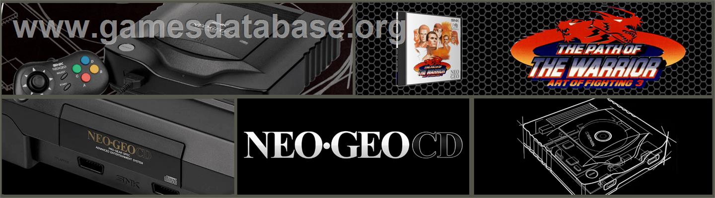 Art of Fighting 3: The Path of The Warrior - SNK Neo-Geo CD - Artwork - Marquee