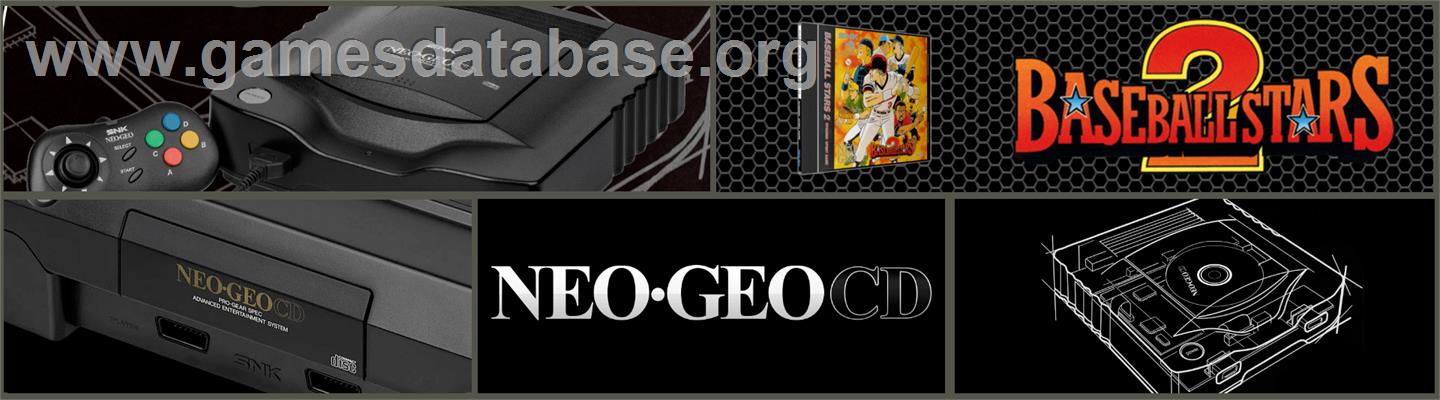 Baseball Stars 2 - SNK Neo-Geo CD - Artwork - Marquee