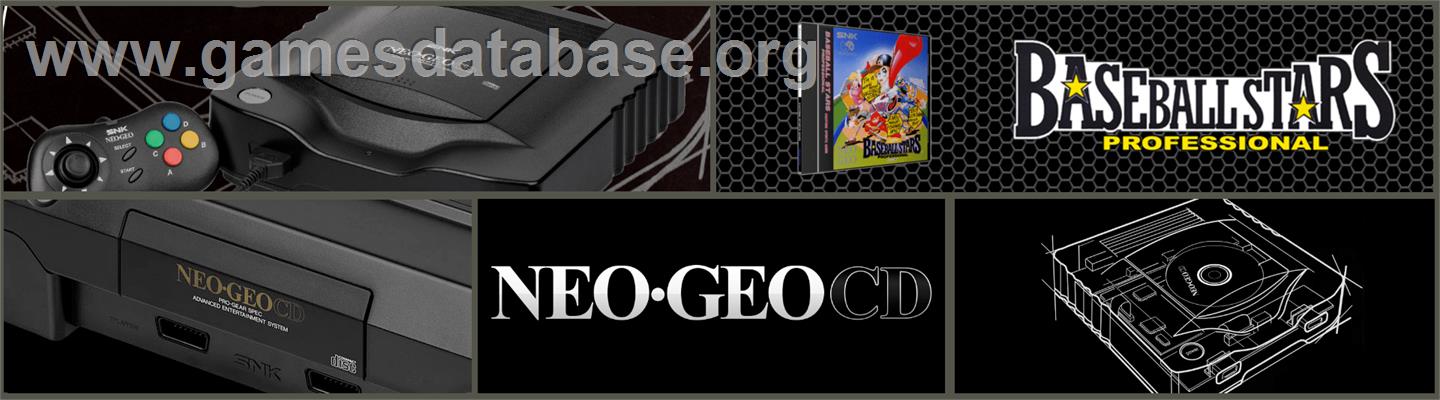 Baseball Stars Professional - SNK Neo-Geo CD - Artwork - Marquee