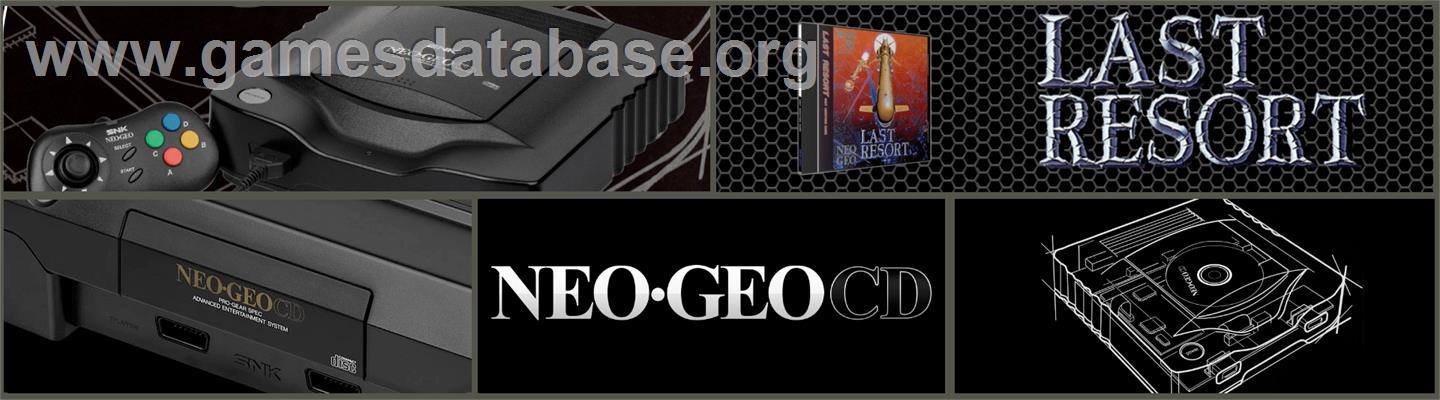 Last Resort - SNK Neo-Geo CD - Artwork - Marquee