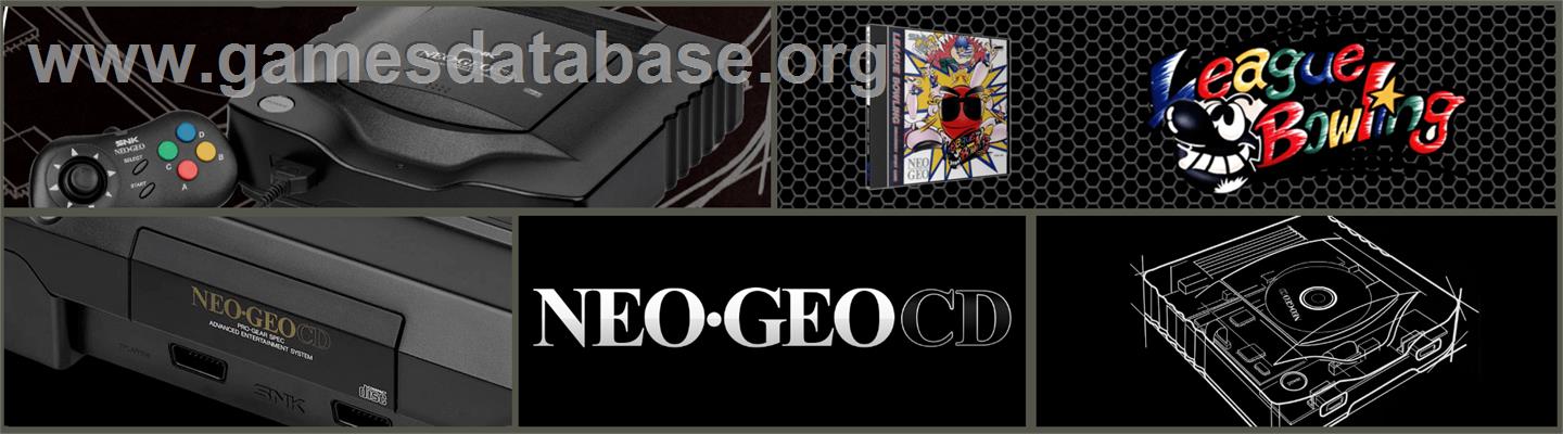 League Bowling - SNK Neo-Geo CD - Artwork - Marquee