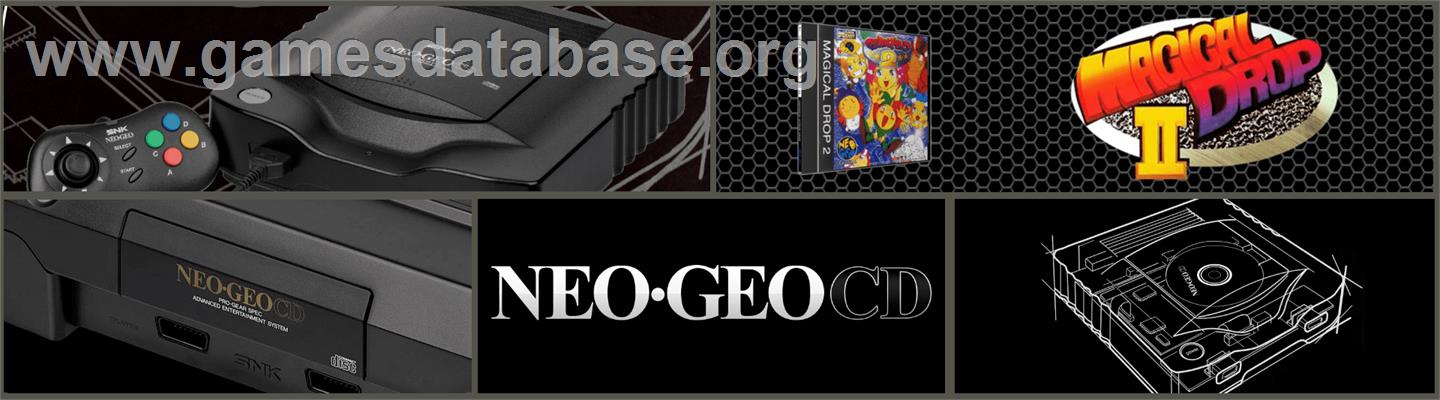 Magical Drop II - SNK Neo-Geo CD - Artwork - Marquee